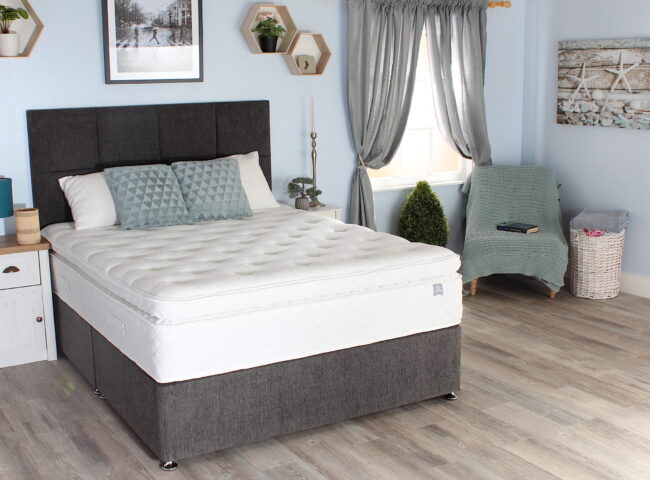 King Koil Spinal Embrace Pillow Top Divan Bed