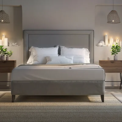 Hestia Twin Piped Super King Size Bed Frame