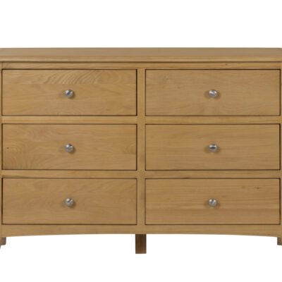 Annaghmore Kilkenny Oak 6 Drawer Chest
