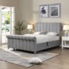 GIE Carlow Gas Lift 4'6" Bed Frame Grey