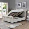 GIE Carlow Gas Lift Storage Bed Frame Beige