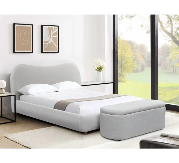 GIE Donegal Grey Fabric Bed