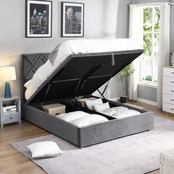 GIE Dublin Ottoman Bed Grey