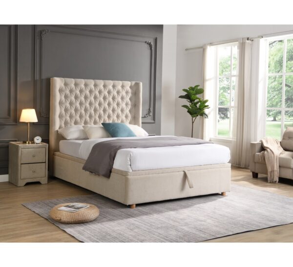 GIE Emma Upholstered headboard and storage base
