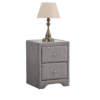 GIE Silver Bedside Locker
