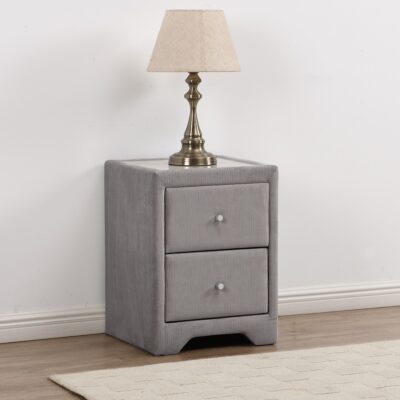 GIE Kilkenny Silver Bedside Cabinet