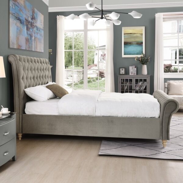 GIE Kilkenny Mink Upholstered Bed Frame