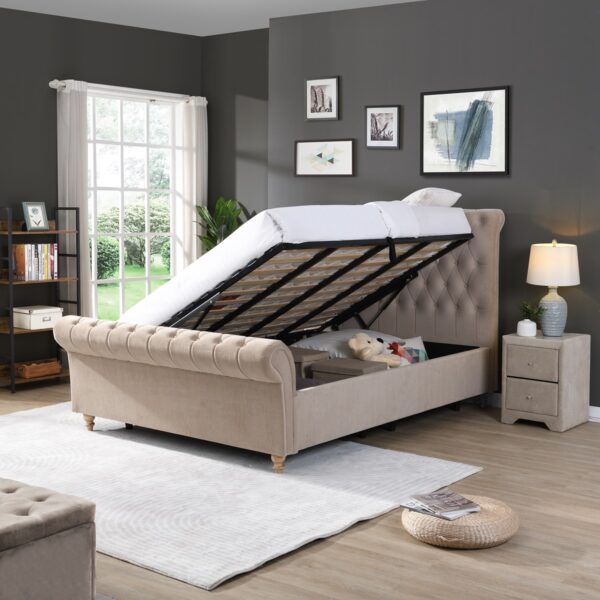 GIE Kilkenny Gas Kift Bed Frame Mink