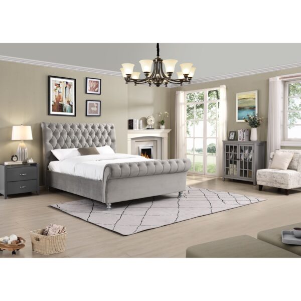 GIE Kilkenny 6'0" Bed Frame Silver