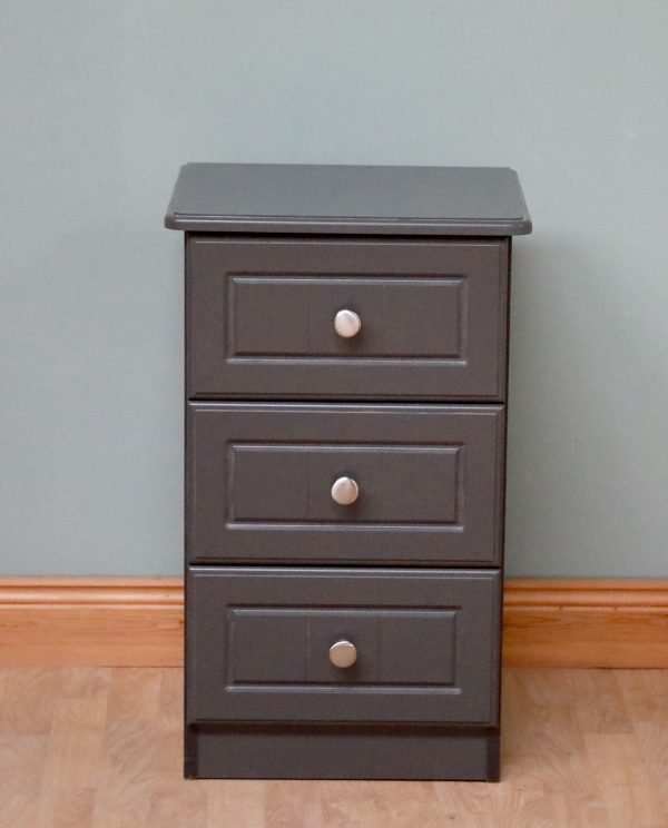 Millwood Furniture 3 Drawer Locker Charcoal