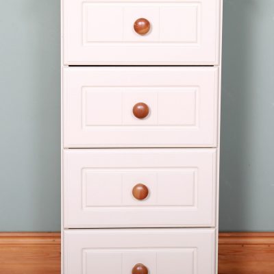 Millwood Eden 4 Drawer Chest with Oak Handles