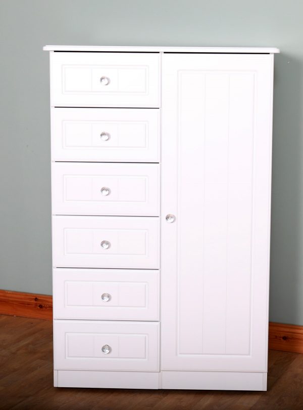 Millwood Eden Child's Combi Wardrobe White