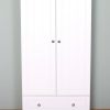 Millwood Eden 2 Door Wardrobe with Drawers White