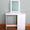 Millwood Eden Single Dressing Table white
