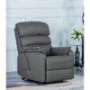 Annaghmore Savoy Grey Leather Recliner