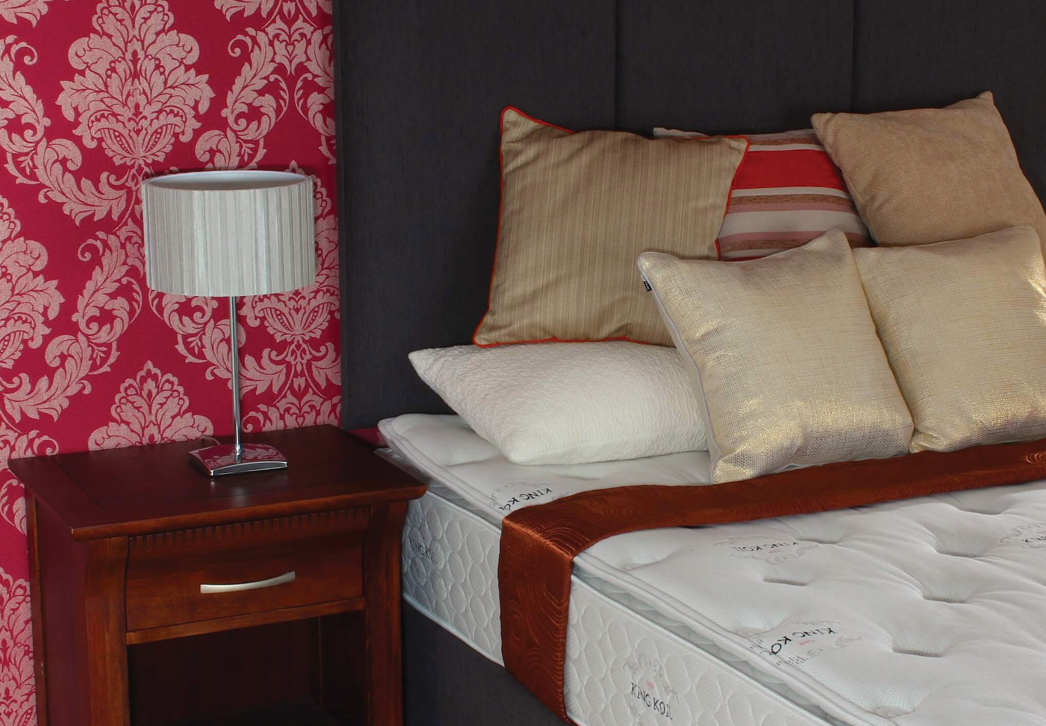King Koil hotel-quality bed with pillow top mattress in modern Irish home – luxury comfort from the Gold, Silver, and Bronze Collections