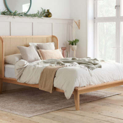 Birlea Astrid Rattan Bed Frame