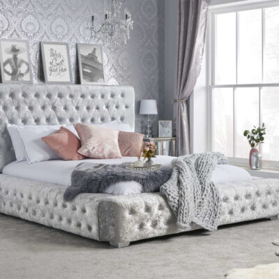 Birlea Grande Double Bed Frame - Grey
