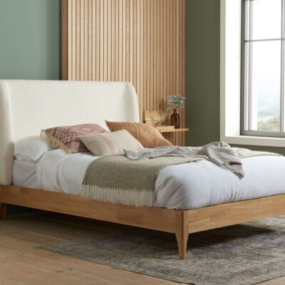 Birlea Halfden Double Bed Frame Cream
