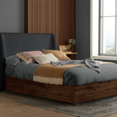 Birlea Halfden Ottoman Bed Grey