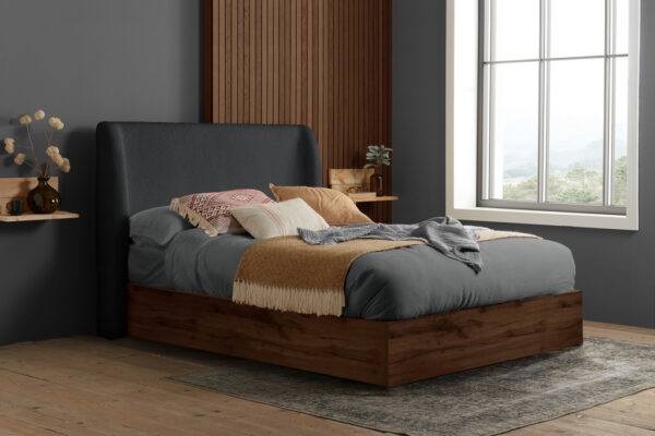 Birlea Halfden Ottoman Bed Grey