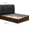 Birlea Halfden Double Ottoman Dimensions