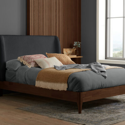 Birlea Halden Wooden Bed Frame Grey