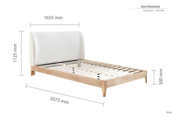 Halfden King Size Dimensions