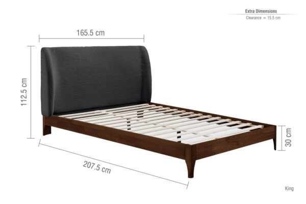 Birlea Halfden King Size Dimensions