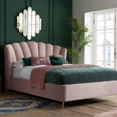 Birlea Lottie Double Ottoman Bed - Pink