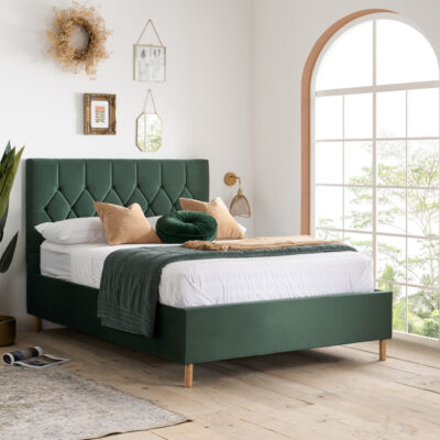 Birlea Loxley Small Double Bed Frame - Green