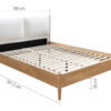 Birlea Marley King Size Bed Dimensions