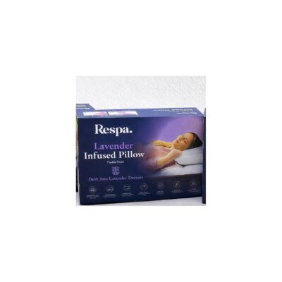 Respa Lavender Infused Pillow packaging for calming sleep support