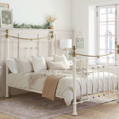 Birlea Bronte Double Bed Frame - Cream