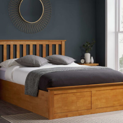 Birlea Phoenix King Size Ottoman Bed Frame - Oak