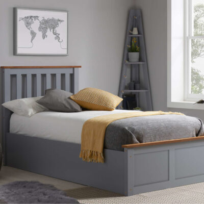 Birlea Phoenix Single Ottoman Bed Frame - Stone Grey