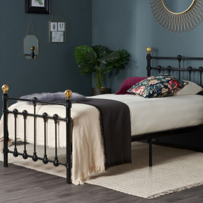 Birlea Atlas Single Bed Frame - Black