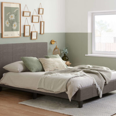 Birlea Berlin Double Bed Frame - Grey