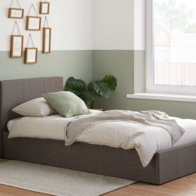 Birlea Berlin Single Ottoman Bed Frame - Grey
