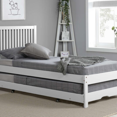 Birlea Buxton Trundle Guest Bed - White
