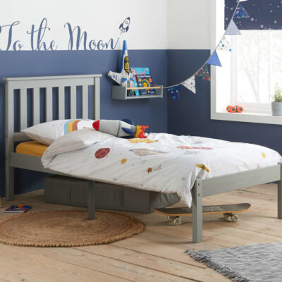 Birlea Denver Single Bed Frame - Grey