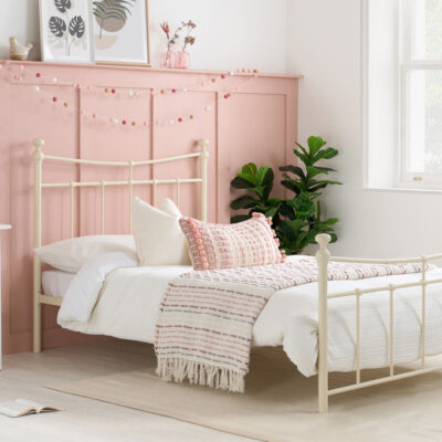 Birlea Emily Single Bed Frame - Cream