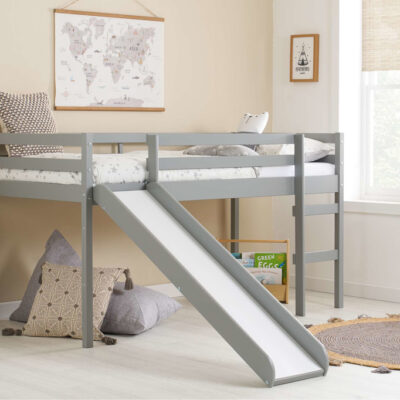 Birlea Frankie Midi Sleeper with Slide - Grey