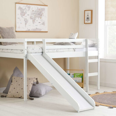 Birlea Frankie Midi Sleeper with Slide - White