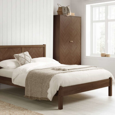 Birlea Herringford Walnut Double Bed Frame
