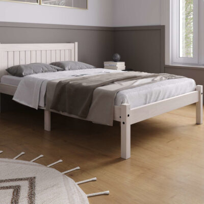 Birlea Rio Double Bed Frame - White